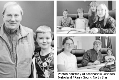 Parry Sound Town Council Mock Meeting with St. Peter's School