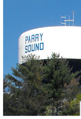 Town of Parry Sound - Water Tower on Bowes Street
