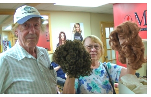 Donation of two wigs to the cause