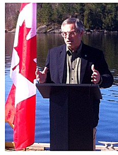 Tony Clement - MP Parry Sound - Muskoka / FedNor Announcement / Sail Parry Sound